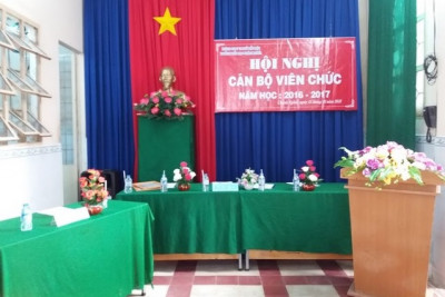 Hội nghị CBCC-VC năm học 2016 - 2017