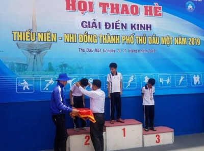 Hội Thao hè - Giải Điền kinh thiếu niên - Nhi đồng tp.Thủ Dầu Một năm 2019