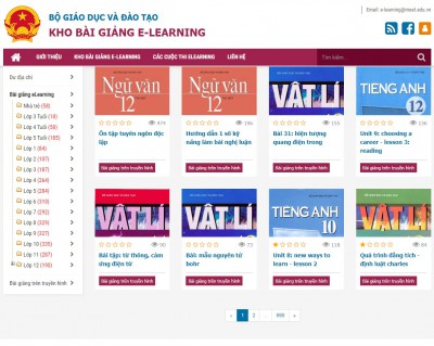 Kho bài gảng eLearning Bộ giáo dục