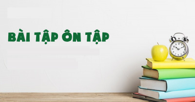 Đợt 4 - Bài ôn tập Toán Lớp 5 - Online - Năm học 2019-2020