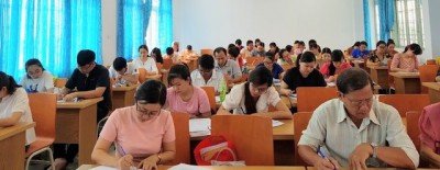 Tham gia làm bài viết  kiểm tra BDTX năm học 2019 - 2020