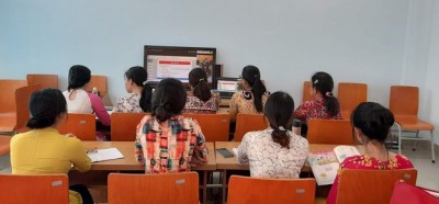 Giáo viên tham gia học trực tuyến GDPT 2018