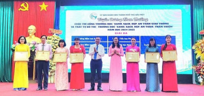 Trường Tiểu học Chánh Nghĩa vinh dự nhận Giải Ba Hội thi “Xanh, sạch, đẹp, an toàn giao thông và trật tự đô thị” năm học 2024 – 2025