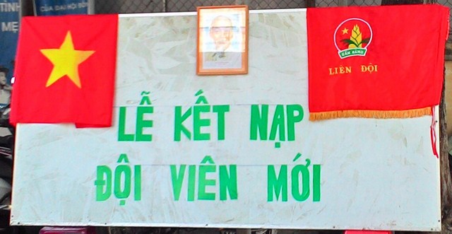 Kết nạp Đội viên mới năm học 2015 - 2016